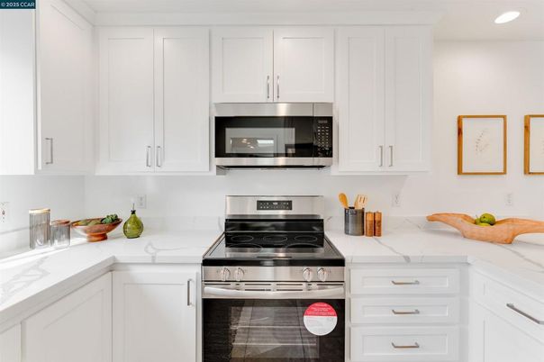 Interior, Kitchen, Recessed Lighting, Stainless Steel Appliances