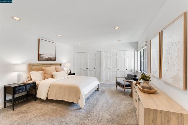 Bedroom, Interior, Recessed Lighting