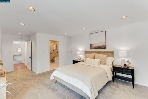 Bedroom, Interior, Recessed Lighting