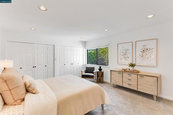 Bedroom, Interior, Recessed Lighting