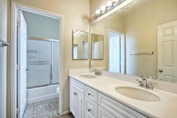Bathroom, Dual Sink Vanities, Glass Shower, Interior