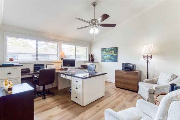 Home Office, Interior, Wood Texture Flooring