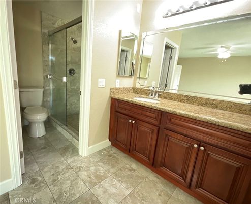 Bathroom, Dual Sink Vanities, Glass Shower, Interior