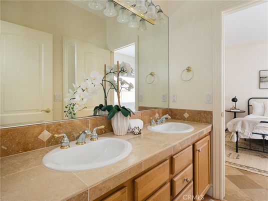 Bathroom, Dual Sink Vanities, Interior, Tile Countertops