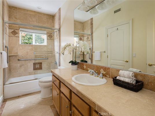 Bathroom, Glass Shower, Interior, Tile Countertops