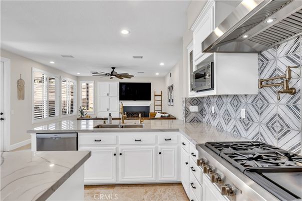 Interior, Kitchen, Recessed Lighting, Stainless Steel Appliances
