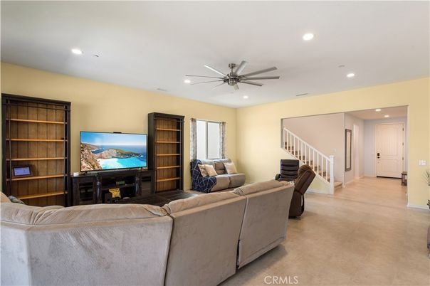Interior, Living room, Recessed Lighting