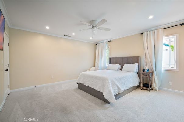 Bedroom, Interior, Recessed Lighting
