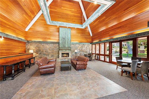 Dining room, Fireplace, Interior, Living room, Piano, Stone Walls, Wooden Ceilings, Wooden Walls