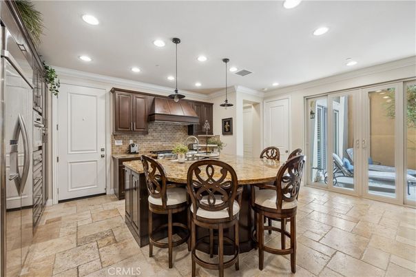 Dining room, Interior, Kitchen, Pendant Lights, Recessed Lighting