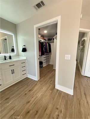 Interior, Recessed Lighting, Walk-in Closets, Wood Texture Flooring