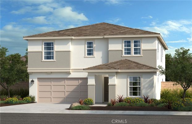 Attached, Exterior, Facade, Mediterranean