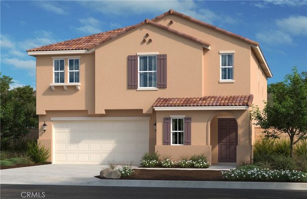 Attached, Exterior, Facade, Mediterranean