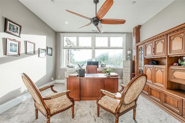 Home Office, Interior, Recessed Lighting