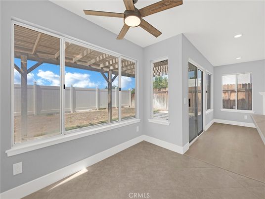Empty room, Interior, Recessed Lighting, Sun Room