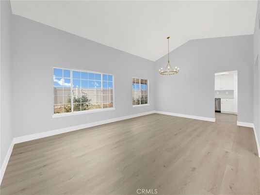 Chandelier, Empty room, Interior, Wood Texture Flooring