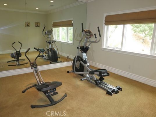 Fitness Equipment, Interior, Recessed Lighting