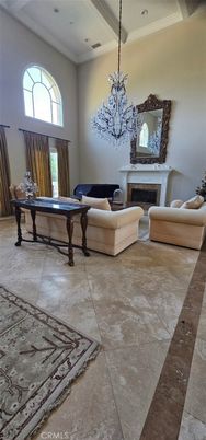 Chandelier, Fireplace, Interior, Recessed Lighting