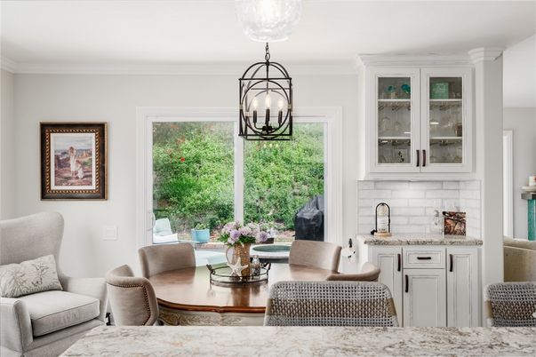 Dining room, Interior, Pendant Lights