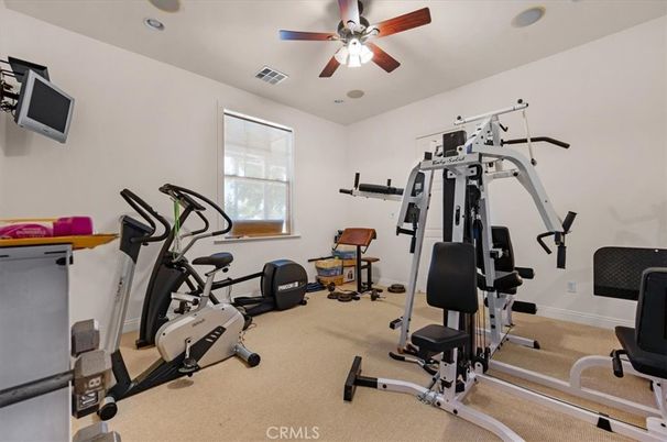 Fitness Equipment, Interior, Recessed Lighting