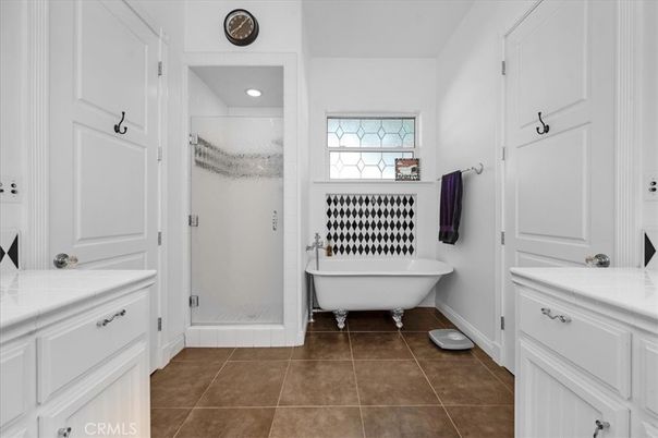 Bathroom, Free Standing Baths, Interior, Recessed Lighting