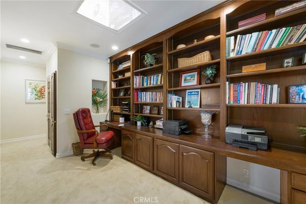 Home Office, Interior, Recessed Lighting