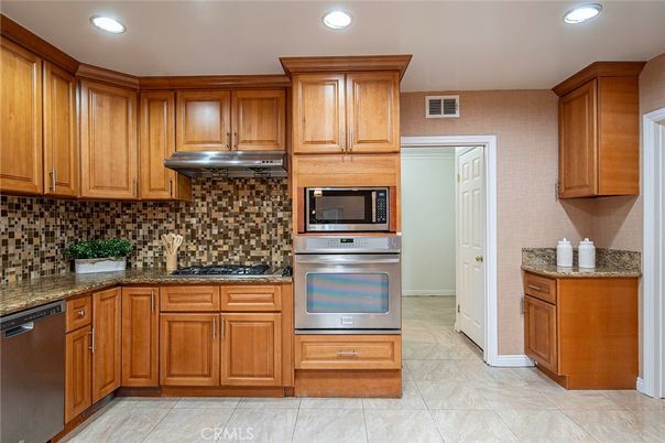 Interior, Kitchen, Recessed Lighting, Stainless Steel Appliances