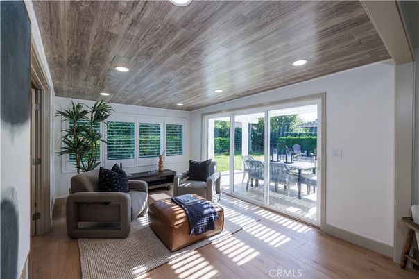 Interior, Living room, Recessed Lighting, Wooden Ceilings, Wood Texture Flooring