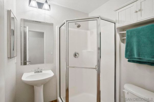 Bathroom, Glass Shower, Interior