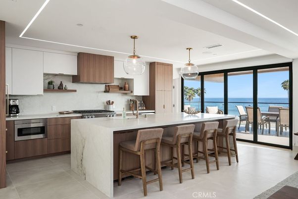 Interior, Kitchen, Pendant Lights, Recessed Lighting, Stainless Steel Appliances, Water