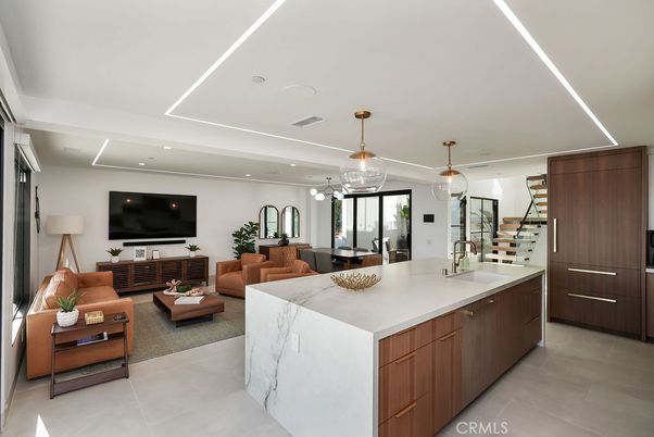 Dining room, Interior, Kitchen, Living room, Pendant Lights, Recessed Lighting