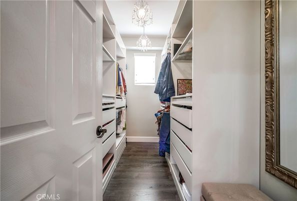 Chandelier, Interior, Walk-in Closets, Wood Texture Flooring