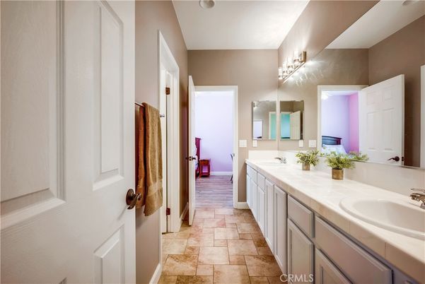 Bathroom, Dual Sink Vanities, Interior, Tile Countertops