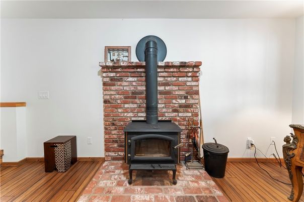 Fireplace, Interior, Wood Texture Flooring