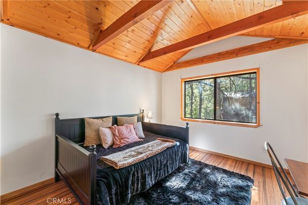 Bedroom, Interior, Wooden Beams, Wooden Ceilings, Wood Texture Flooring