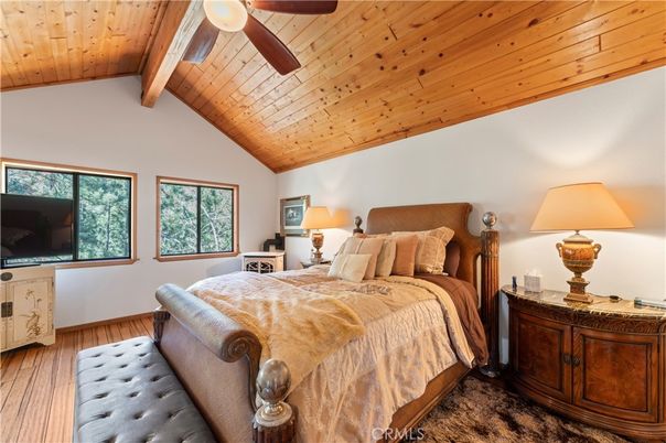 Bedroom, Interior, Wooden Beams, Wooden Ceilings, Wood Texture Flooring