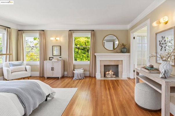 Fireplace, Interior, Wood Texture Flooring