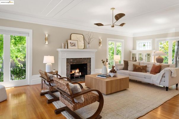 Fireplace, Interior, Living room, Wood Texture Flooring