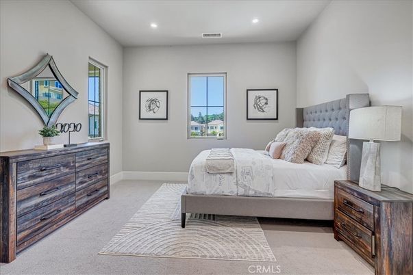Bedroom, Interior, Recessed Lighting