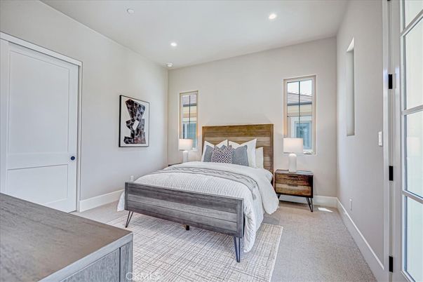 Bedroom, Interior, Recessed Lighting