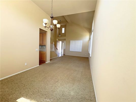 Chandelier, Empty room, Interior