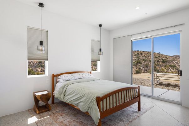 Bedroom, Interior, Pendant Lights, Recessed Lighting