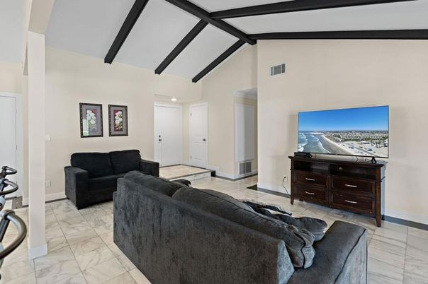Interior, Living room, Marble, Recessed Lighting