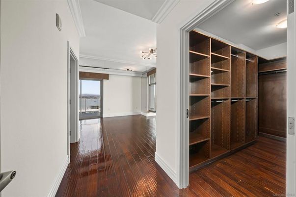 Interior, Walk-in Closets, Wood Texture Flooring
