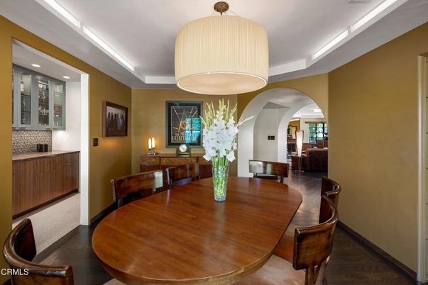 Dining room, Interior, Wood Texture Flooring