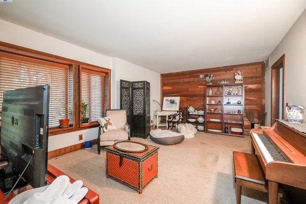 Interior, Living room, Piano, Wooden Walls