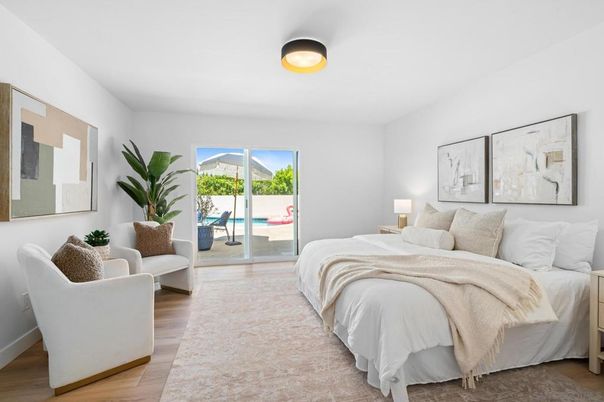 Bedroom, Interior, Wood Texture Flooring