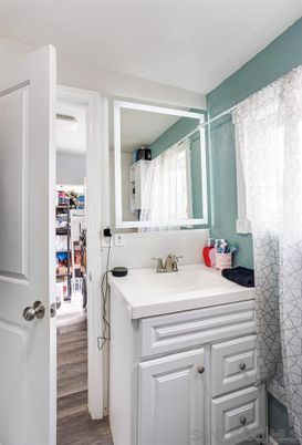 Bathroom, Interior, Walk-in Closets, Wood Texture Flooring