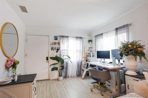Home Office, Interior, Wood Texture Flooring