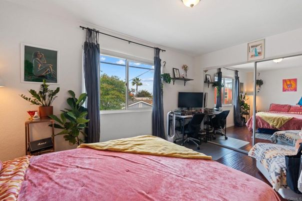 Bedroom, Home Office, Interior, Wood Texture Flooring